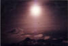 Purple flame over Shasta